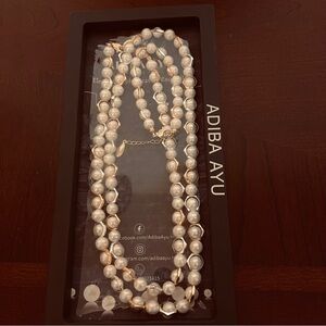 Adiba Ayu Cultured Pearl Necklace & Bracelet